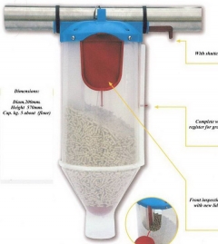Plastový dávkovač suchého krmení 5 kg